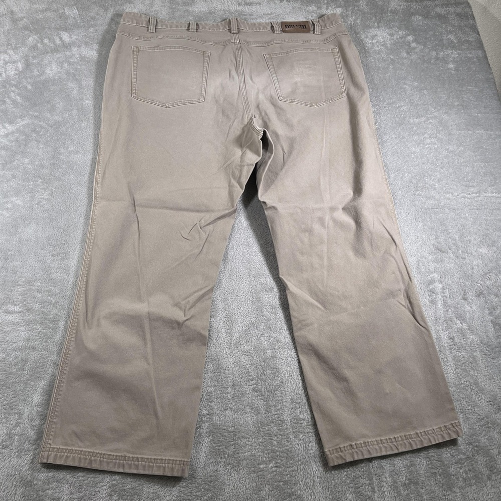 Duluth Trading Flex Fire Hose Pants Mens 46x30 (Fits 42x27) Khaki Straight Leg - Picture 3 of 10